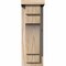 Ekena Millwork Mediterranean Smooth Corbel w/Backplate, Douglas Fir, 5 1/2"W x 8"D x 16"H COR06X08X16MED01SDF - alternate 3